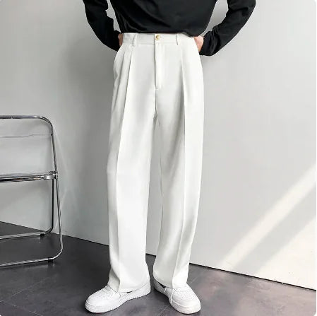 Wide Leg Appearance Suit Pants