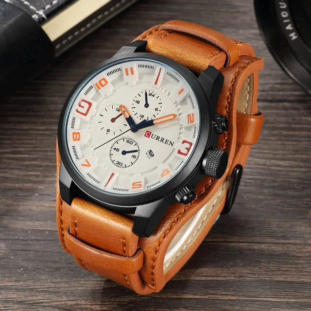 Curren Leather Wristwatch