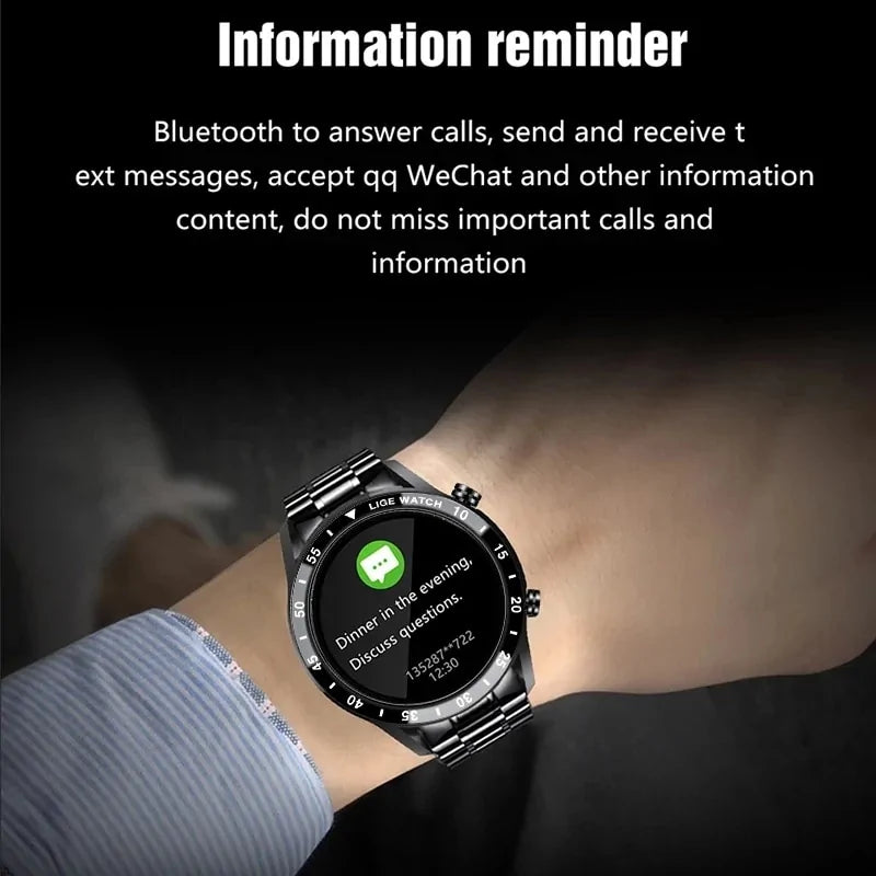 LIGE Hard Case Smart Watch
