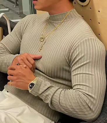 Men's Striped Long Sleeve