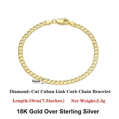 Italian Cuban Chain Bracelet