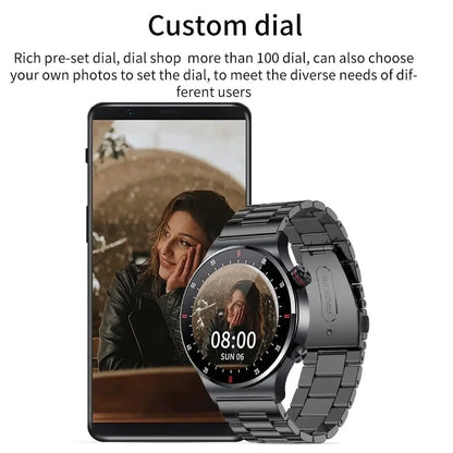 LIGE Stainless Steel Smart Watch