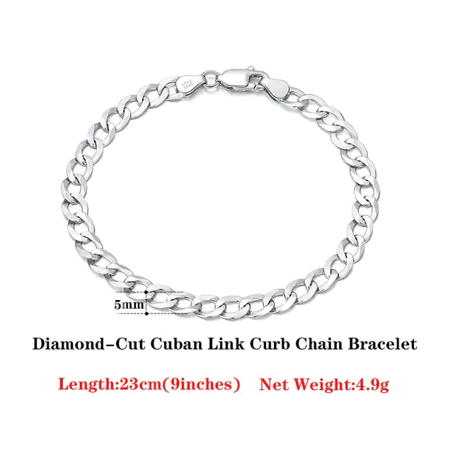 Italian Cuban Chain Bracelet