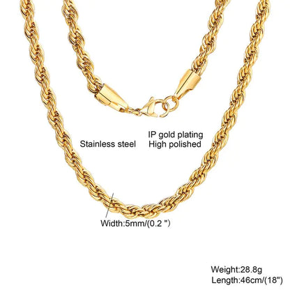 Minimalist Ropes Long Necklace