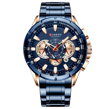 CURREN Luxury Stainless Steel Watch