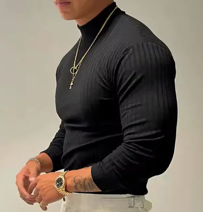 Men's Striped Long Sleeve