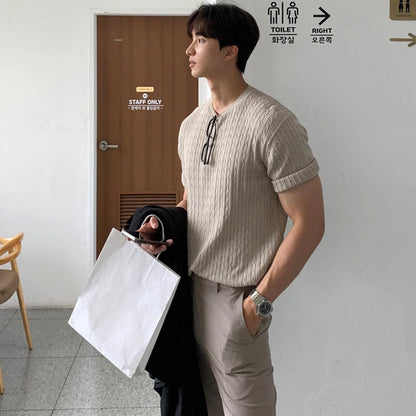 Premium Knitted T-Shirt