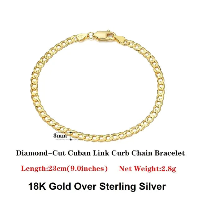 Italian Cuban Chain Bracelet