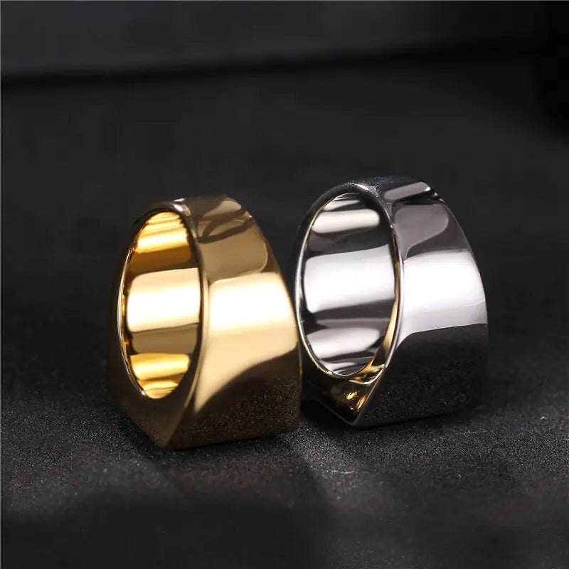 ZORCVENS Black Stone Ring