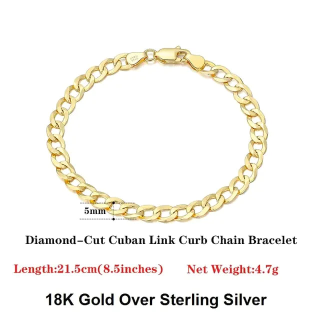 Italian Cuban Chain Bracelet