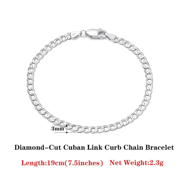 Italian Cuban Chain Bracelet