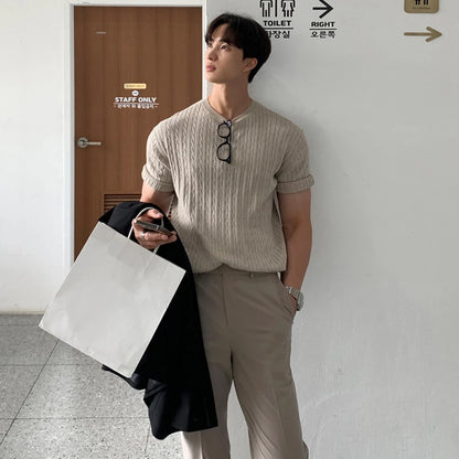 Premium Knitted T-Shirt