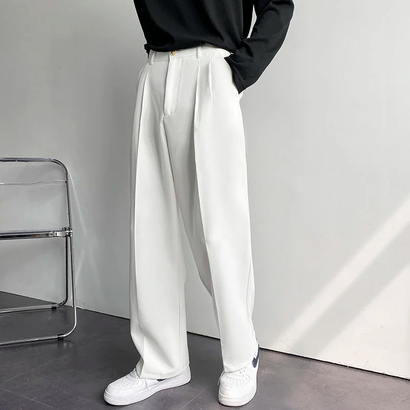 Wide Leg Appearance Suit Pants