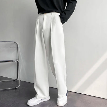 Wide Leg Appearance Suit Pants