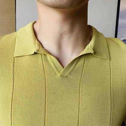 Quality Knitted Polo Shirt