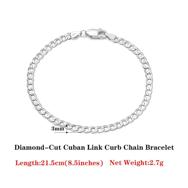 Italian Cuban Chain Bracelet