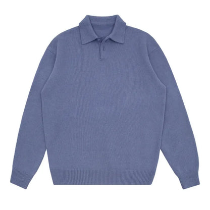 Chic Lapel Pullover