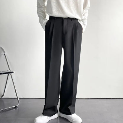Wide Leg Appearance Suit Pants