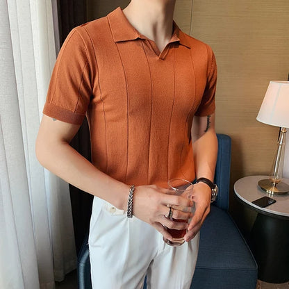 Quality Knitted Polo Shirt
