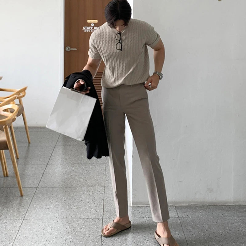 Premium Knitted T-Shirt