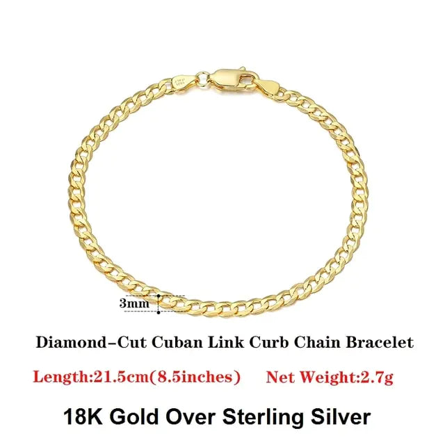 Italian Cuban Chain Bracelet