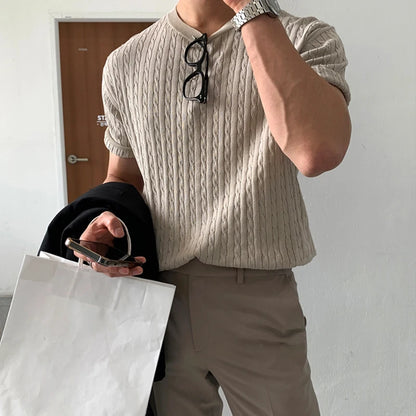 Premium Knitted T-Shirt