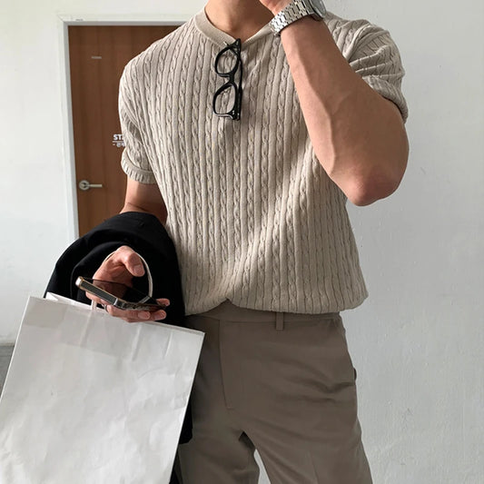 Premium Knitted T-Shirt