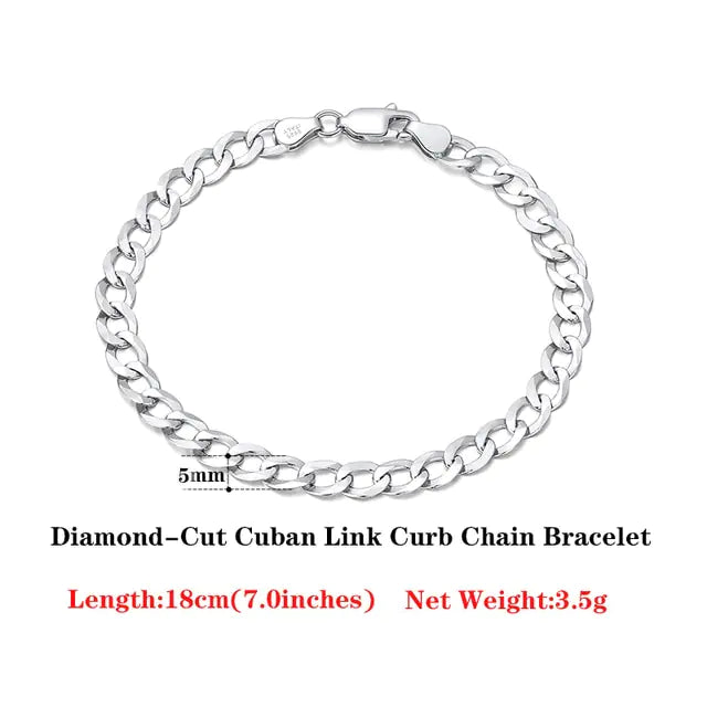 Italian Cuban Chain Bracelet