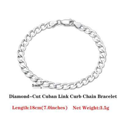 Italian Cuban Chain Bracelet