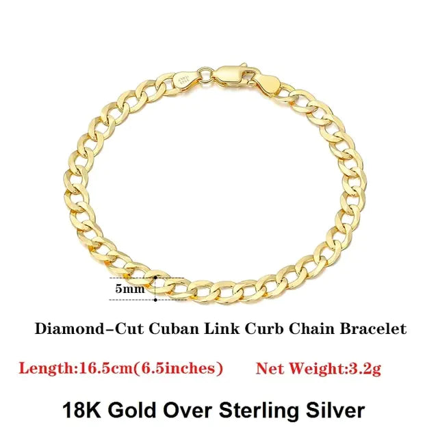 Italian Cuban Chain Bracelet