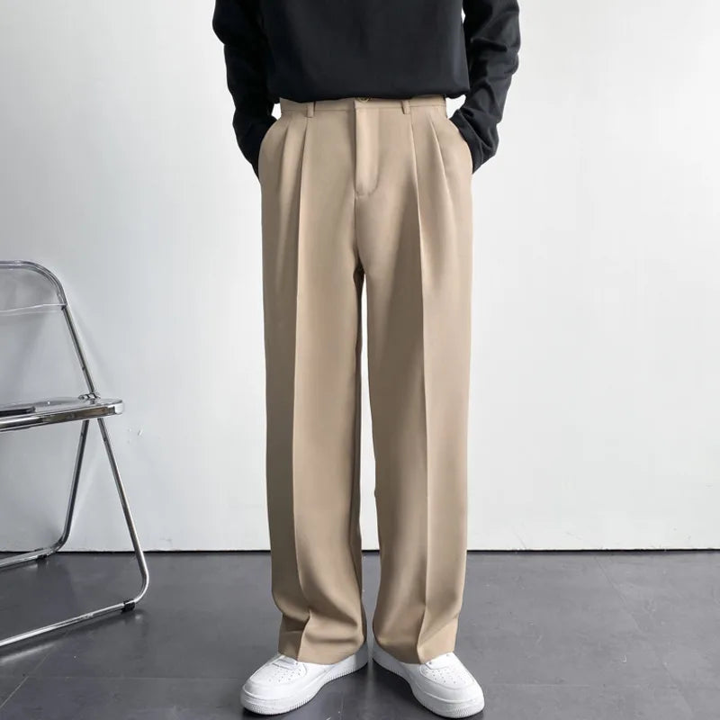 Wide Leg Appearance Suit Pants