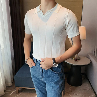 Quality Knitted Polo Shirt
