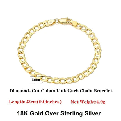 Italian Cuban Chain Bracelet