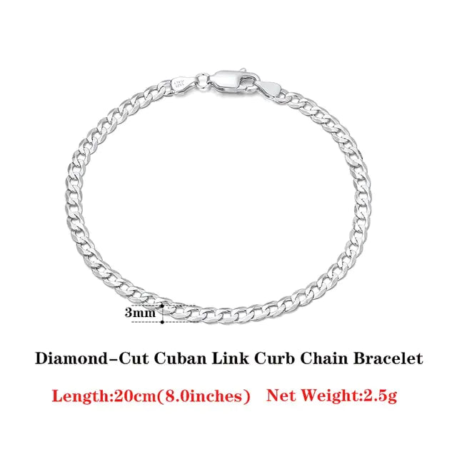 Italian Cuban Chain Bracelet