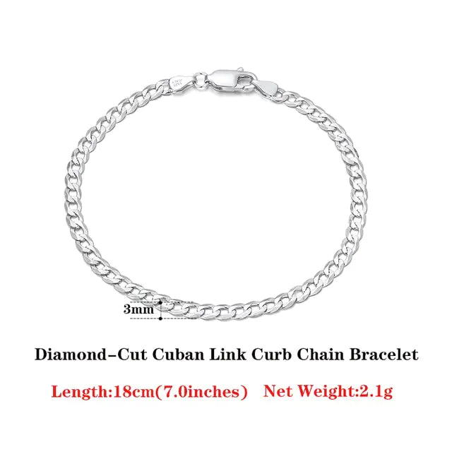 Italian Cuban Chain Bracelet
