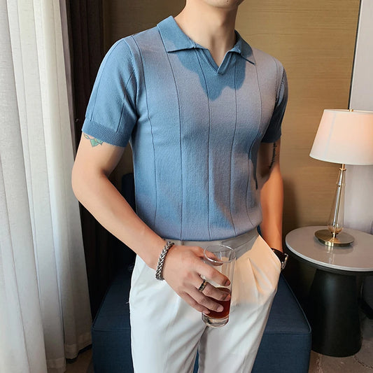 Quality Knitted Polo Shirt